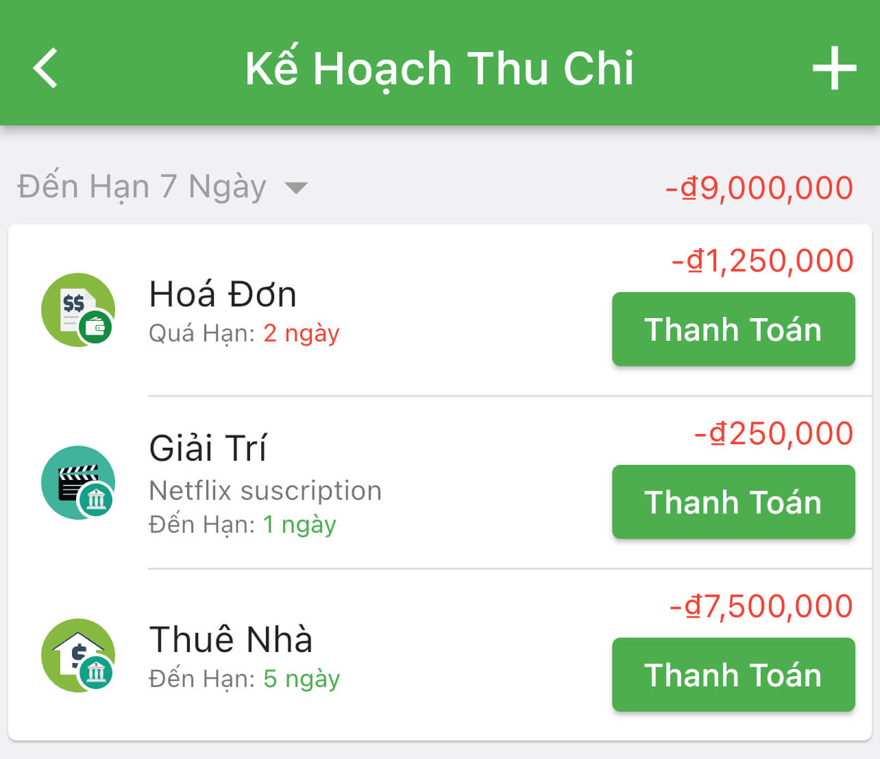 Xây Dựng Kế Hoạch Thu Chi