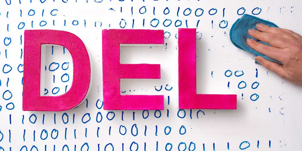 Delete account and data